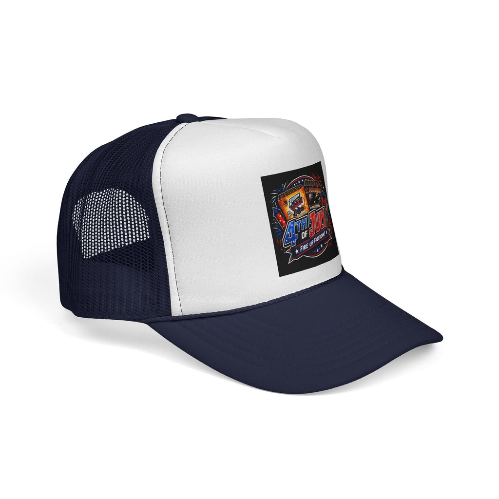 Trucker Cap — 4th of July Fireworks Retro Patch