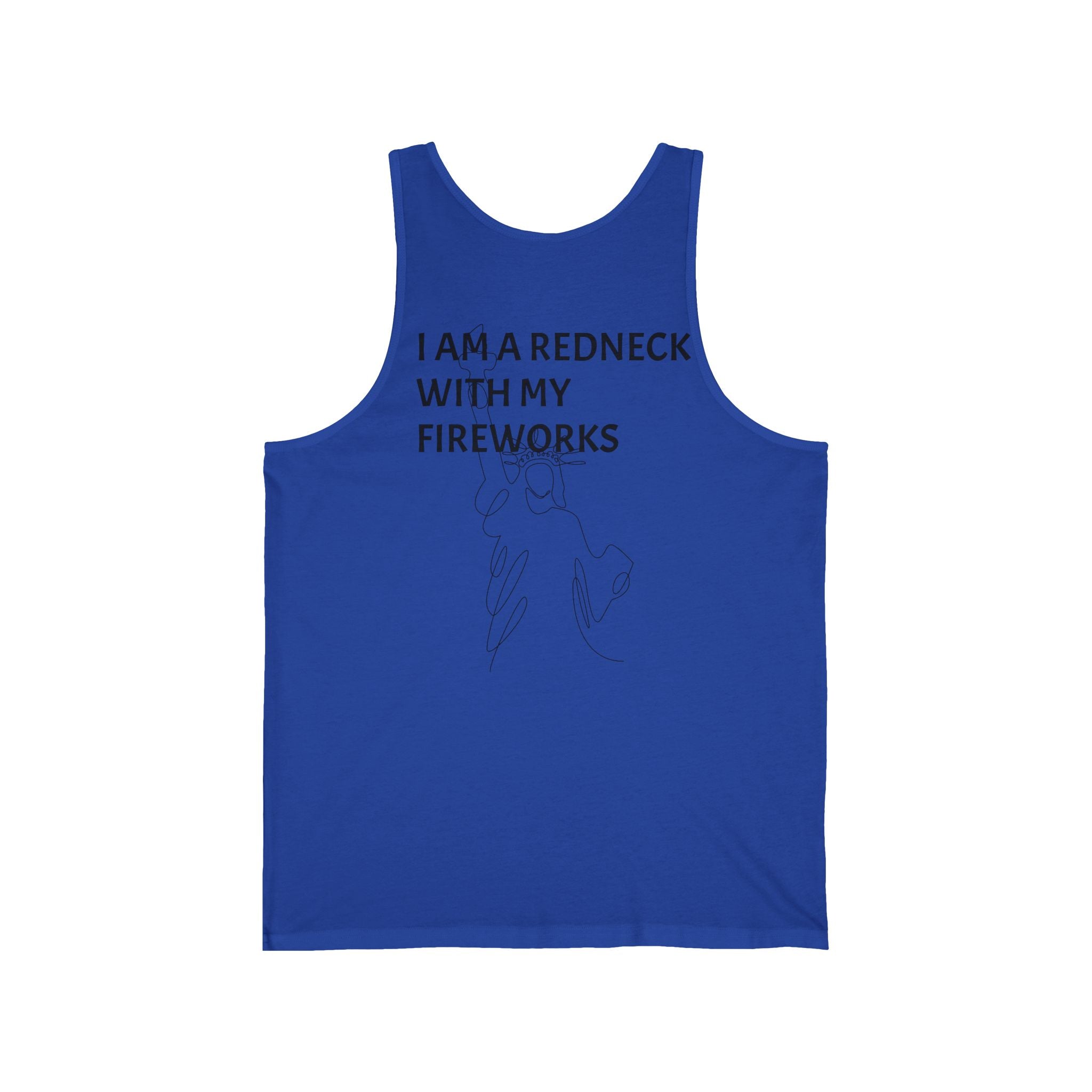 Tank Top — “I AM A REDNECK WITH FIREWORKS