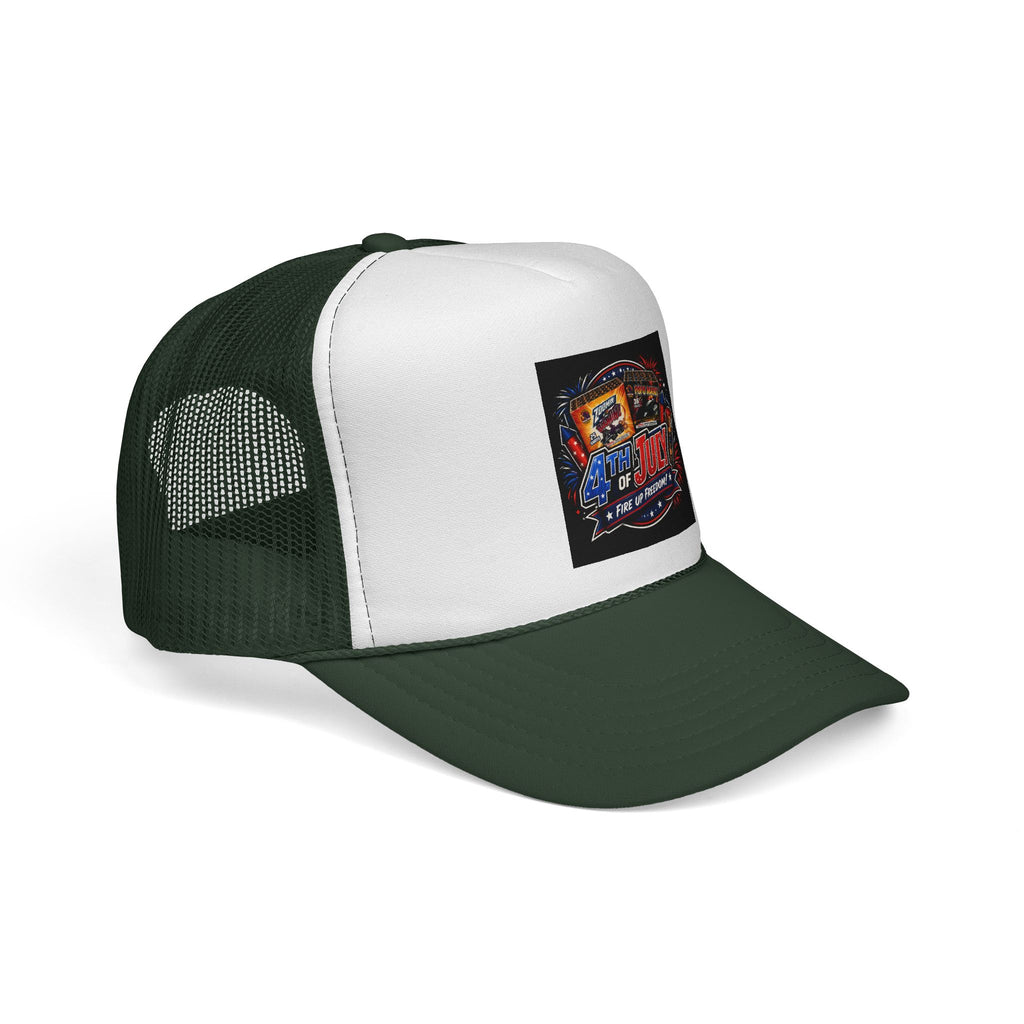 Trucker Cap — 4th of July Fireworks Retro Patch