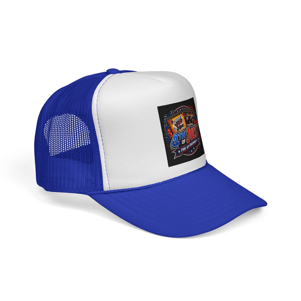 Trucker Cap — 4th of July Fireworks Retro Patch