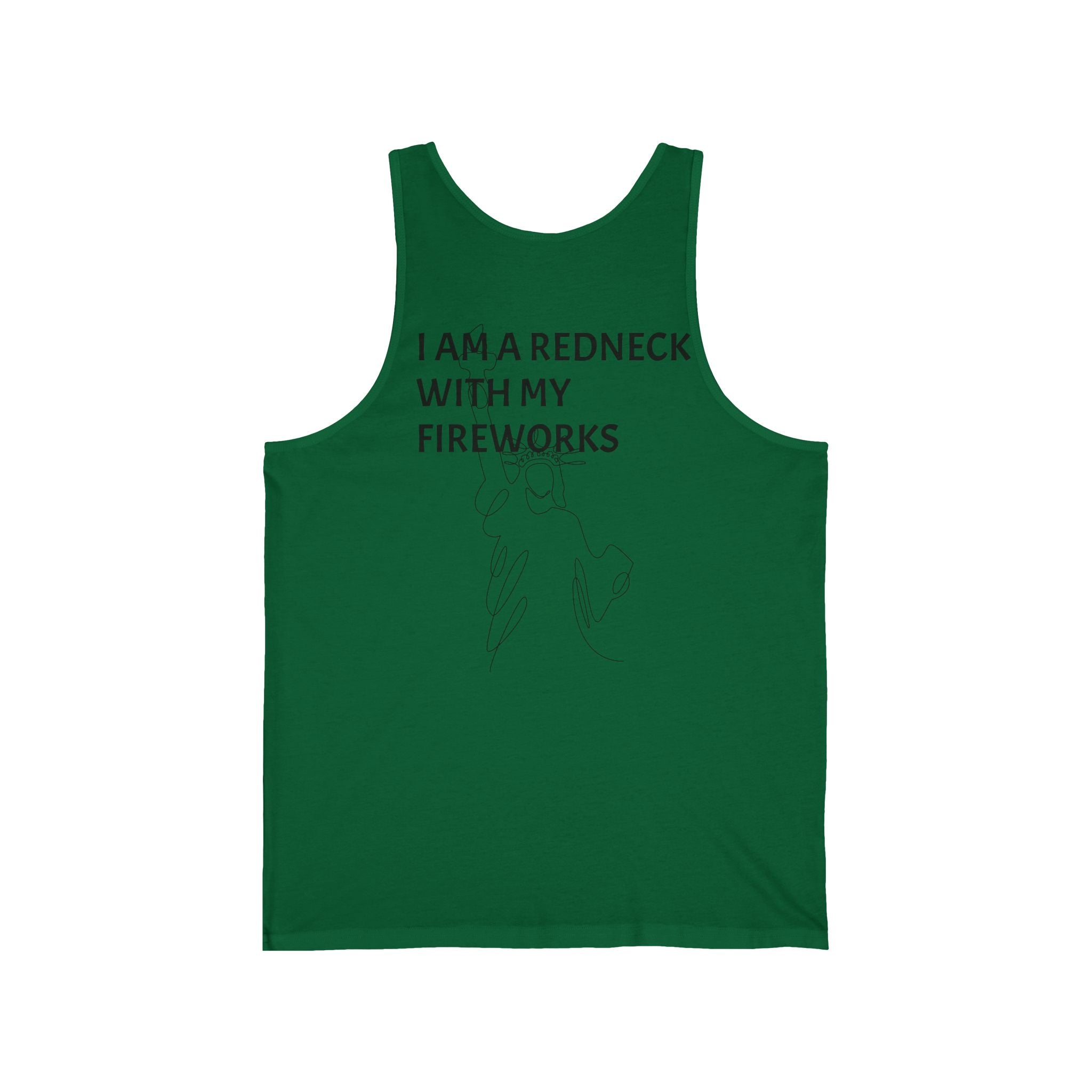 Tank Top — “I AM A REDNECK WITH FIREWORKS