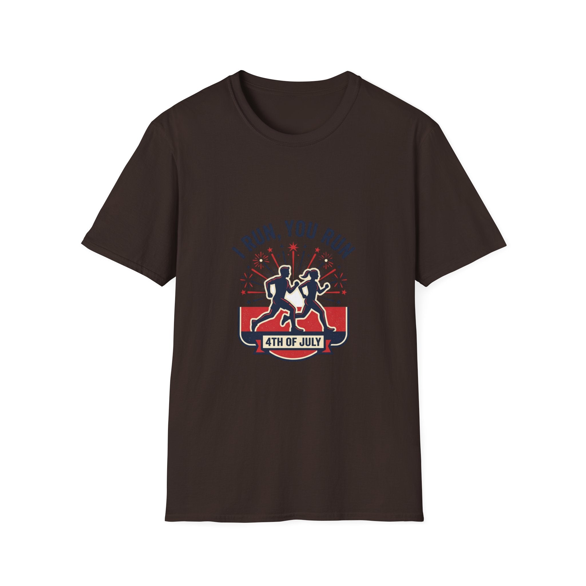 4th of July "I Run, You Run" Patriotic Running T-Shirt